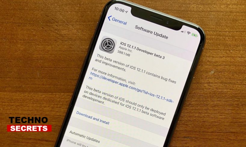 Apple Just Released iOS 12.1.1 Developer Beta 3 For Testing