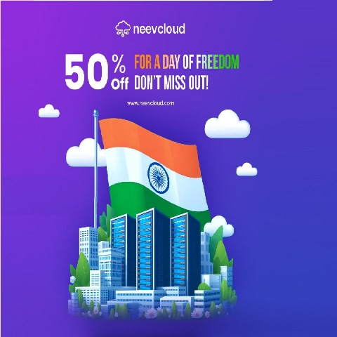 50% Off on Neevcloud Smart Servers – Independence Day Special Offer