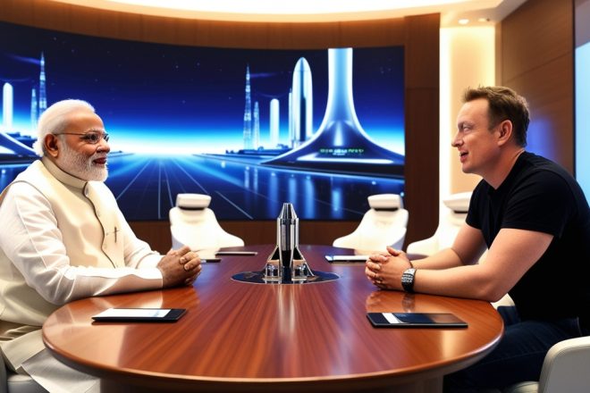 PM Modi and Elon Musk Discuss Tech Collaboration and Innovation